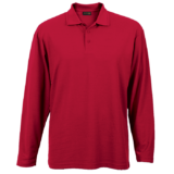 red golf shirt long sleeve