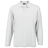 white golf shirt long sleeve