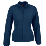 Ladies Hybrid Fleece Jacket Navy