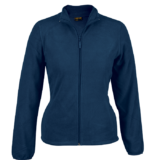 Ladies Hybrid Fleece Jacket Navy