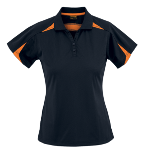 Ladies Solo Golfer BlackOrange