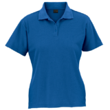 Ladies 175g Barron Pique Knit Golfer atlantic blue