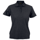 Ladies 175g Barron Pique Knit Golfer charcoal heather