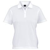 White golf shirt