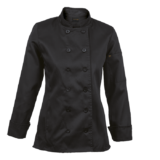 Ladies Long Sleeve Savona Chef Jacket black