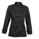 Ladies Long Sleeve Savona Chef Jacket black