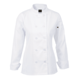 Ladies Long Sleeve Savona Chef Jacket white