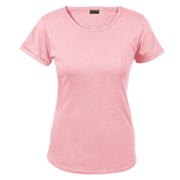 Barron 145g Ladies Crew Neck T-shirt Pink