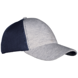 6 Panel Republican Cap grey melange-navy