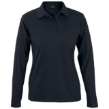 Ladies Caprice Long Sleeve Golfer black