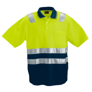 Patrol Golfer safety yellow-navy