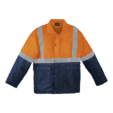 Venture Padded Jacket safety orange navy