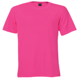 160g Crew Neck Barron T-shirt Bright Pink