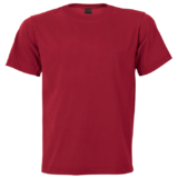 160g Crew Neck Barron T-shirt Red