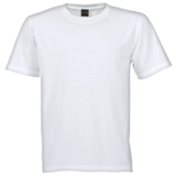 160g Crew Neck Barron T-shirt White