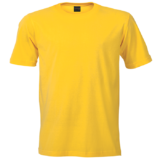 160g Crew Neck Barron T-shirt Yellow