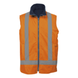 Blaze 4-in-1 jacket reflective inner safety orange