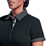 Ladies Fusion Golfer oxford detail