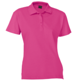 Ladies L-200 Pique Knit Golfer raspberry pink