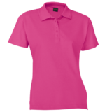 Ladies L-200 Pique Knit Golfer raspberry pink