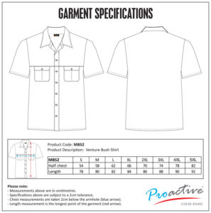 MBS2 size chart