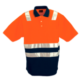 Patrol Golfer safety orange-navy
