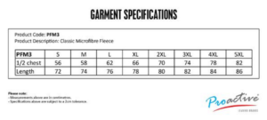 SIZE CHART-PFM3