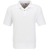 Mens Boston Golf Shirt BAS-803 White
