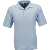Mens Boston Golf Shirt BAS-803-ocean blue