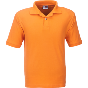 Mens Boston Golf Shirt BAS-80 orange