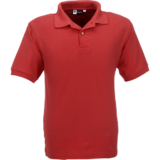 Mens Boston Golf Shirt BAS-803 red