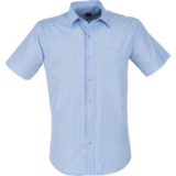 Ashton mens shirt S/S light blue