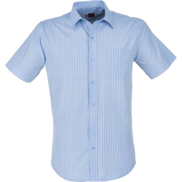 Ashton mens shirt S/S light blue