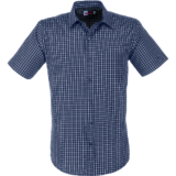 Ashton mens shirt S/S navy