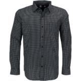 Aston mens long sleeve shirt black