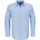 Aston mens long sleeve shirt light blue